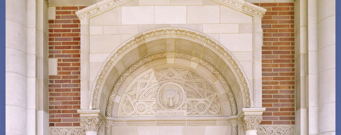 skyward view of Royce Hall